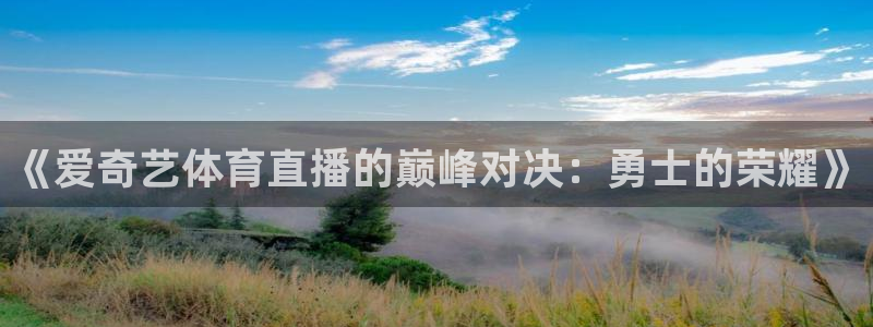 360直播吧nba直播：《爱奇艺体育直播的巅峰对决：勇士的荣耀》