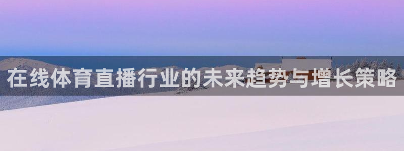 360直播 nba：在线体育直播行业的未来趋势与增长策略